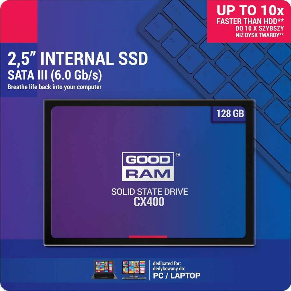 GOODRAM CX400 GEN.2 SSD 128GB SATA3 2,5" 550/450 MB/s