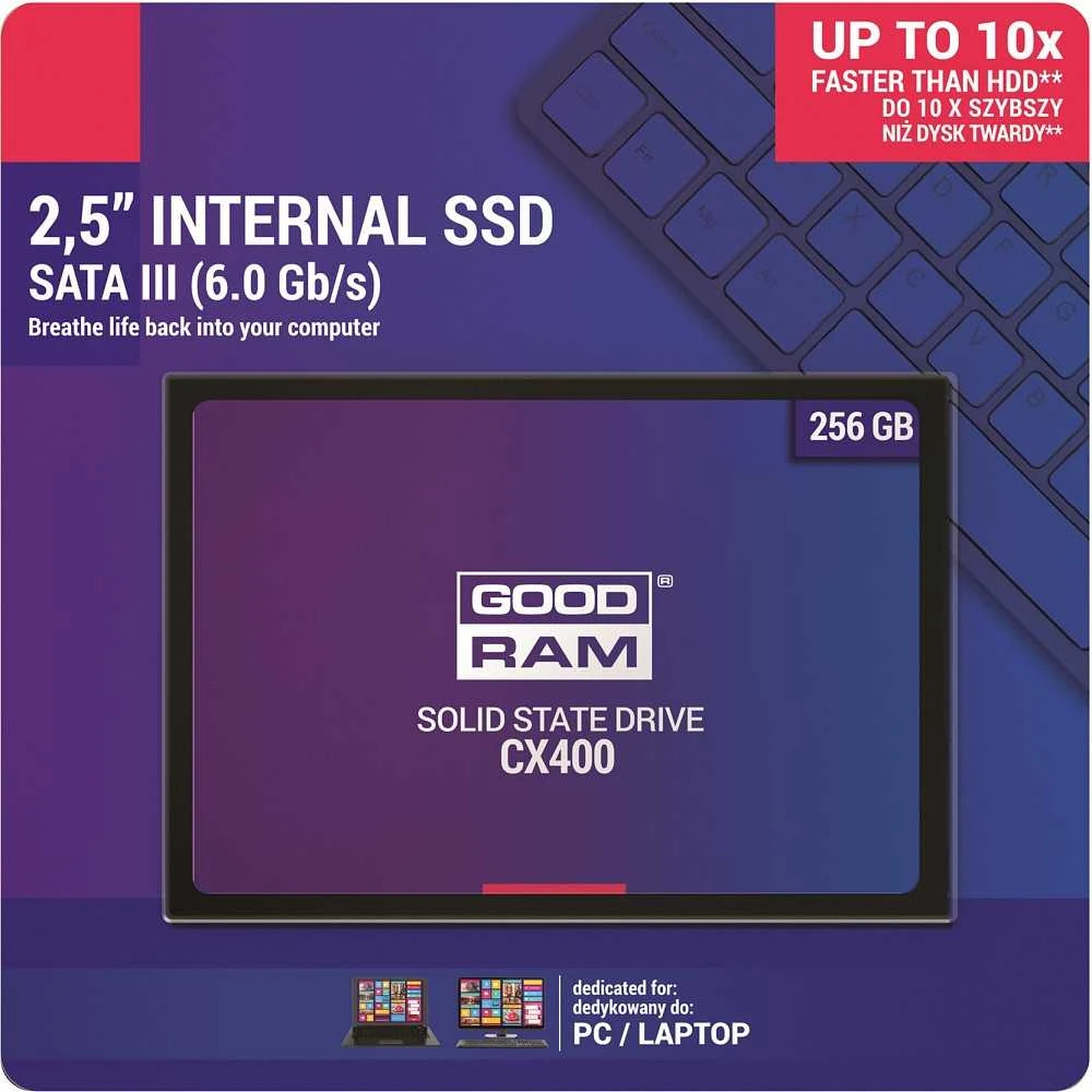 GOODRAM SSD 256GB CX400 G.2 2,5 SATA III