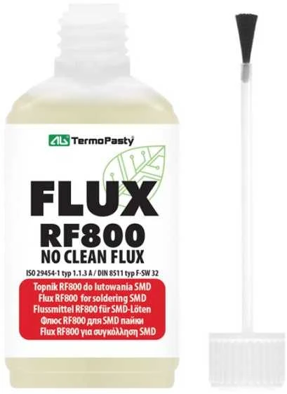 Ag Termopasty Litavimo fliusas RF800 SMD elementams 50ml