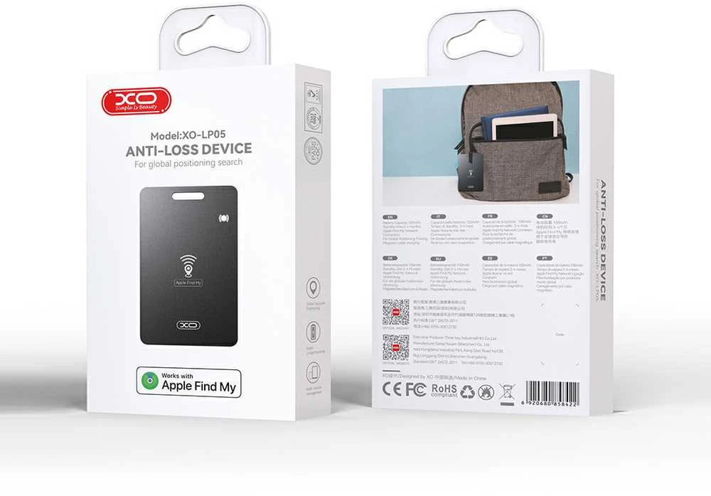 Lokatorius XO (LP05) bluetooth juodas