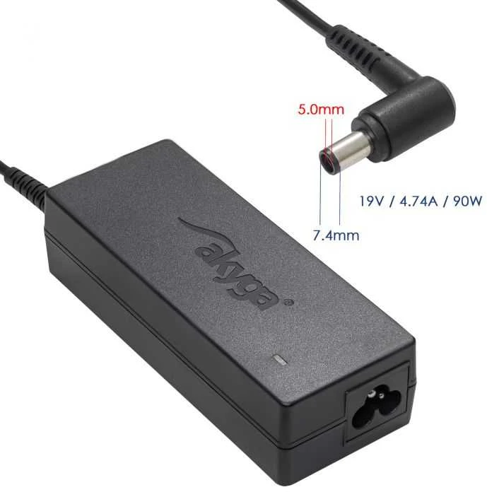 AKYGA AK-ND-04 nešiojamojo kompiuterio maitinimo adapteris AK-ND-04 19V/4.74A 90W 7.4x5.0 mm + kaištis HP