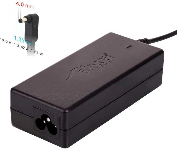 Nešiojamojo kompiuterio pakrovėjas Akyga AK-ND-55 (19V / 3.42A 65W 4.0 x 1.35mm) ASUS 1.2m