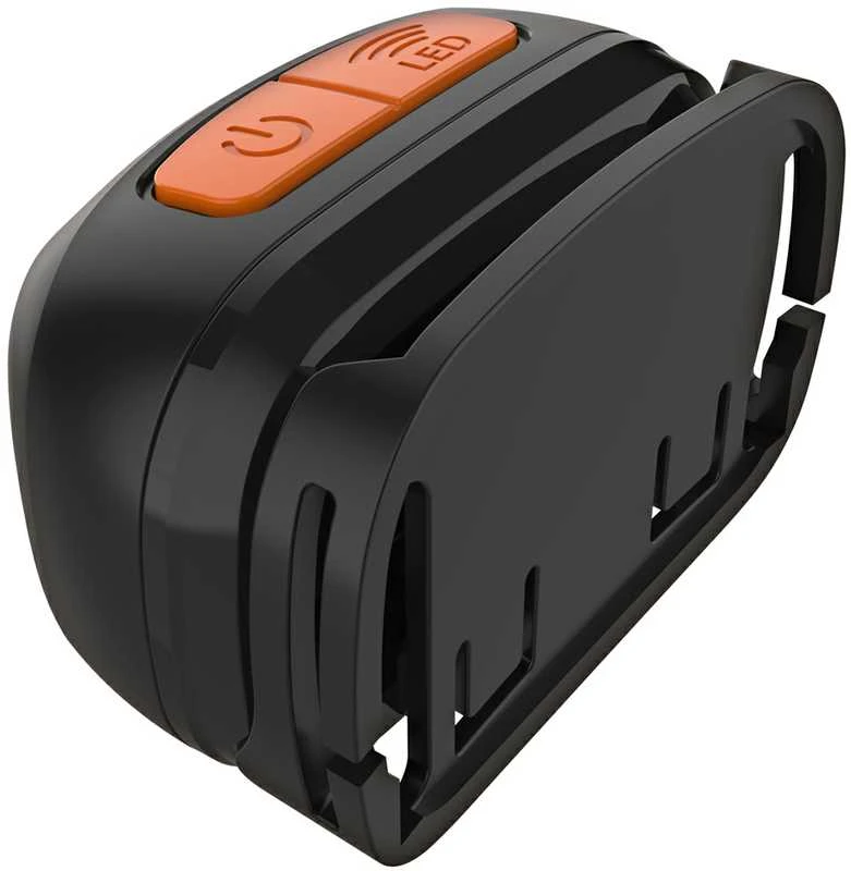 Platinet galvos žibintas (įkraunamas 800mAh 3W 90LM) juodas