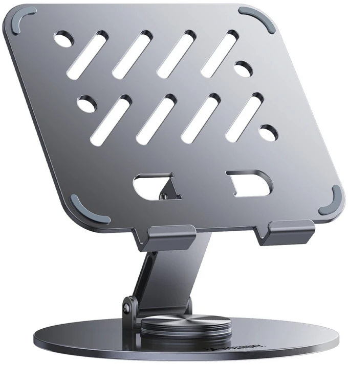 Wozinsky WRS-DSY84SS 360° Rotating Aluminum Planšetė Stand – pilkos spalvos