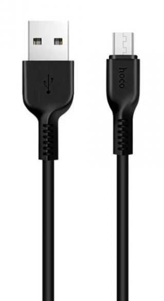 USB kabelis Hoco X20 Flash microUSB juodas 2m