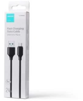 USB kabelis Joyroom S-UM018A9 USB į MicroUSB 2.4A 1.0m juodas
