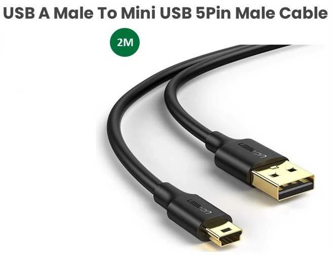 UGREEN US132 USB - Mini USB kabelis 2m