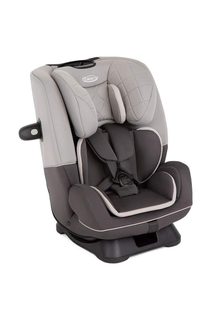 Automobilinė kėdutė Graco Slimfit R129, 0–36 kg | pilkos/rudos spalvos