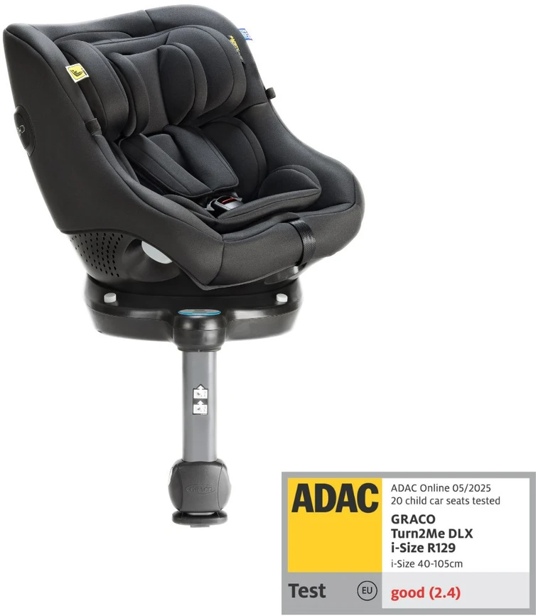 GRACO TURN2ME DLX R129 MIDNIGHT automobilio kėdutė