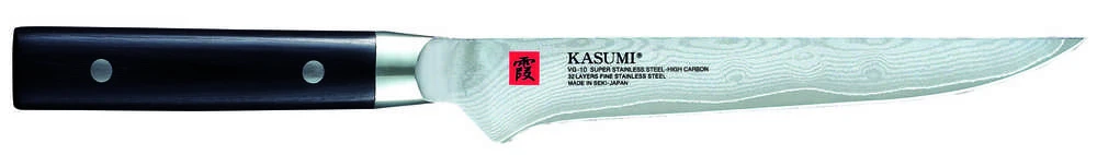 KASUMI Japoniškas kaulinimo peilis, ilgis 16 cm, Damasko plienas DAMASCUS