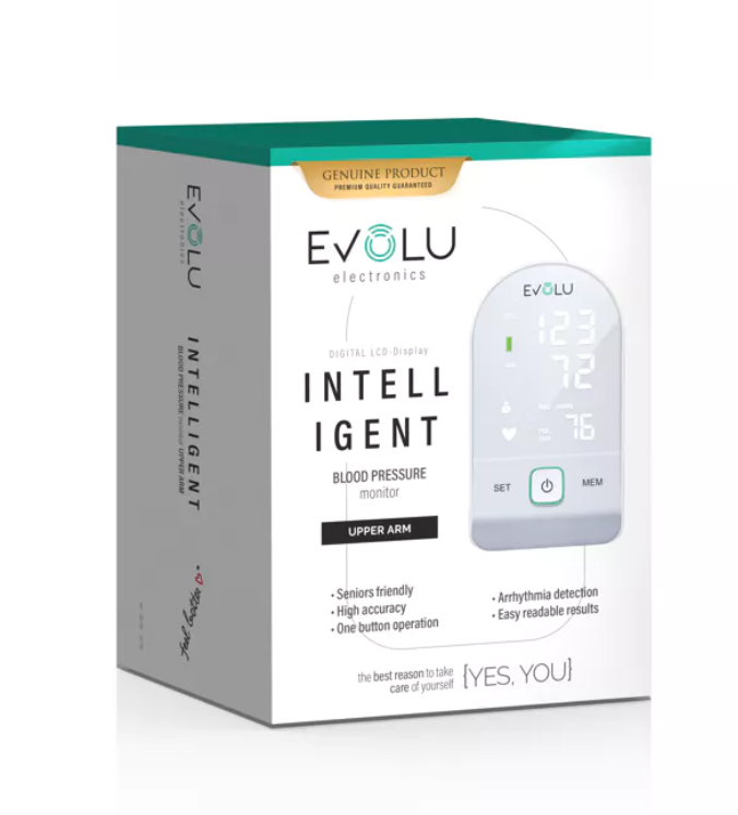 EVOLU žastinis kraujospūdžio matuoklis Intelligent