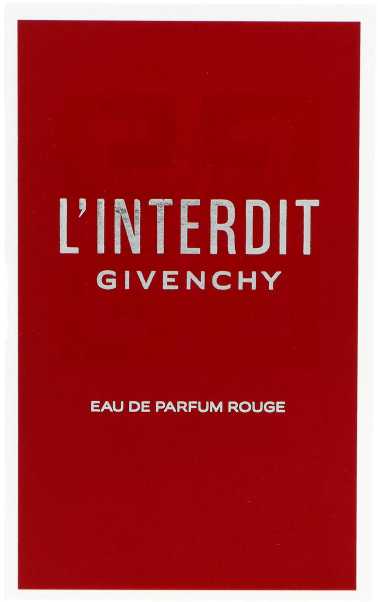 Givenchy Sample L`Interdit Rouge 1ml kvepalai Moterims EDP