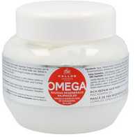 Kaukė sausiems pažeistiems plaukams Kallos OMEGA Rich Repair Hair Mask 1000 ml