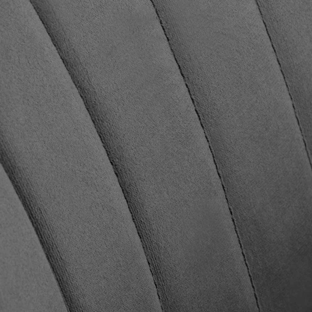 Activeshop Baro kėdė STILISIMUS VELVET Pilkas GOLD