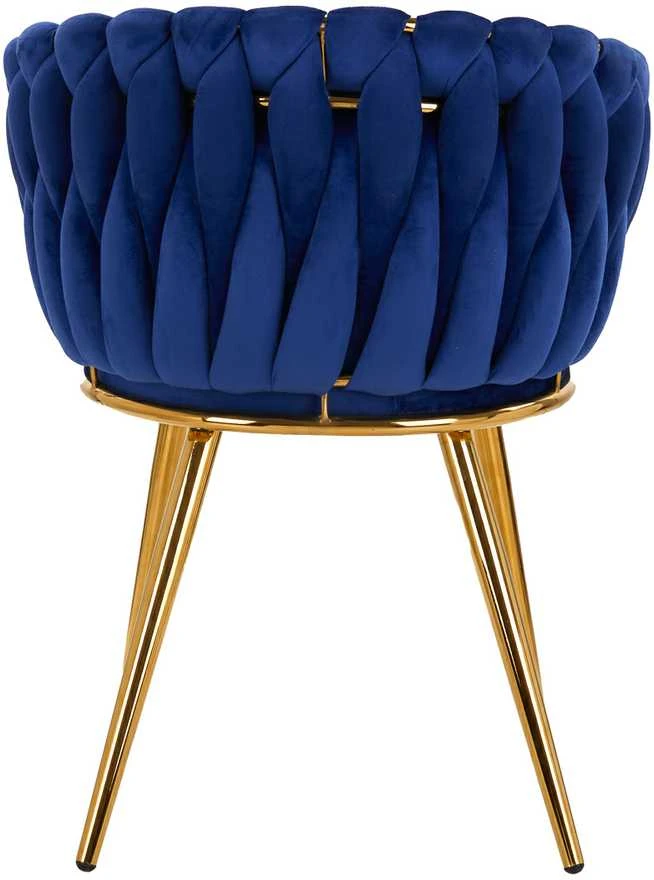 Activeshop Fotelis 4Rico QS-GW06G Velvet Mėlyna