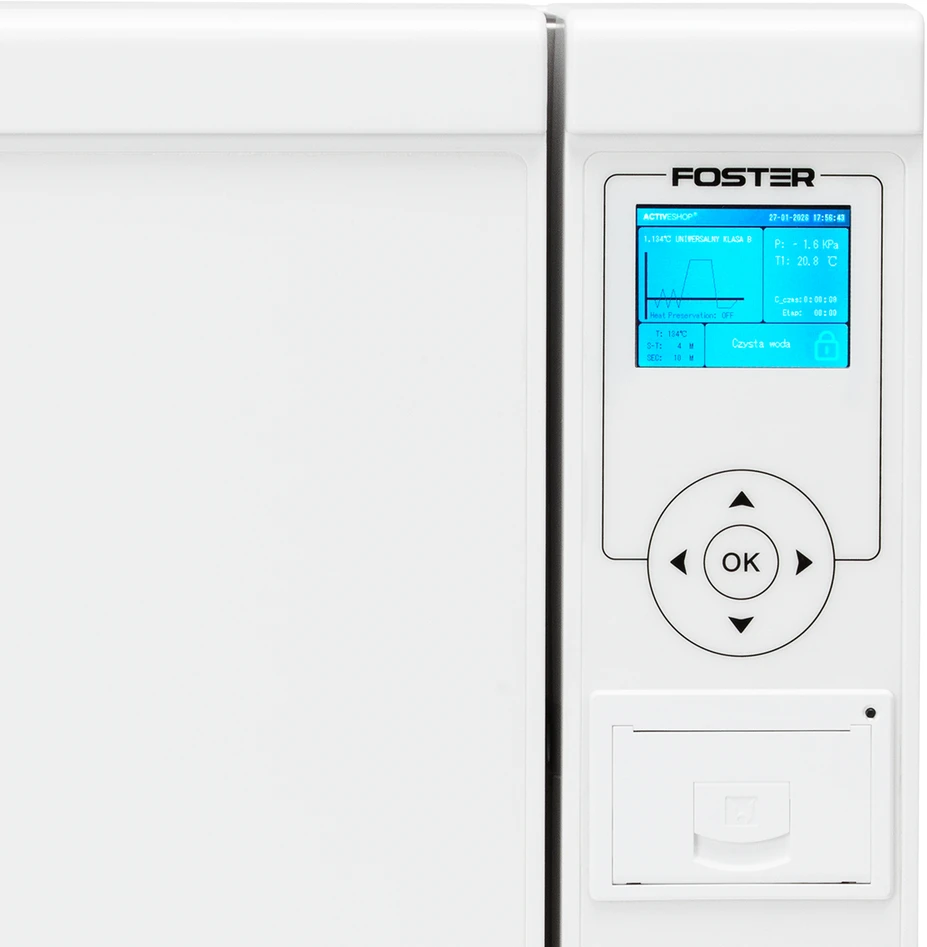 Activeshop Autoklaw Fomos Foster 12L balta klasa B