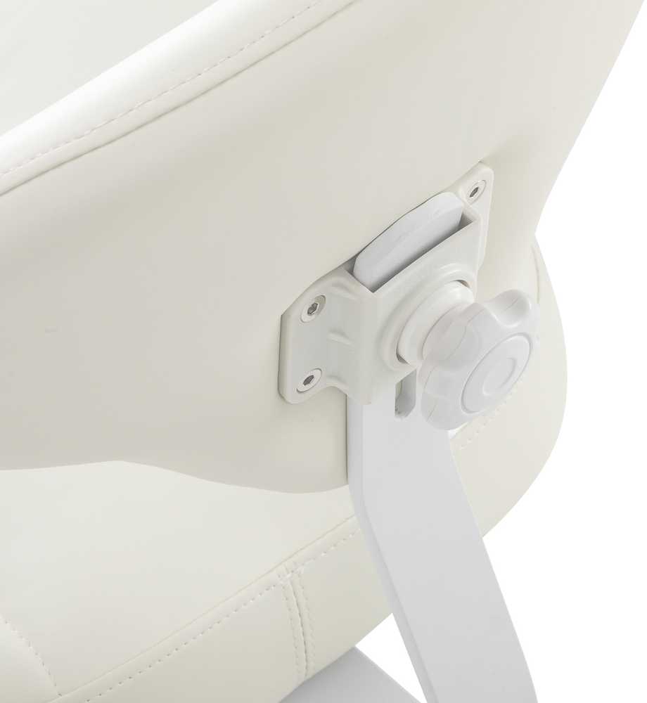 Activeshop Kosmetologinė meistro kėdutė AZZURRO BUMP-UP Baltas