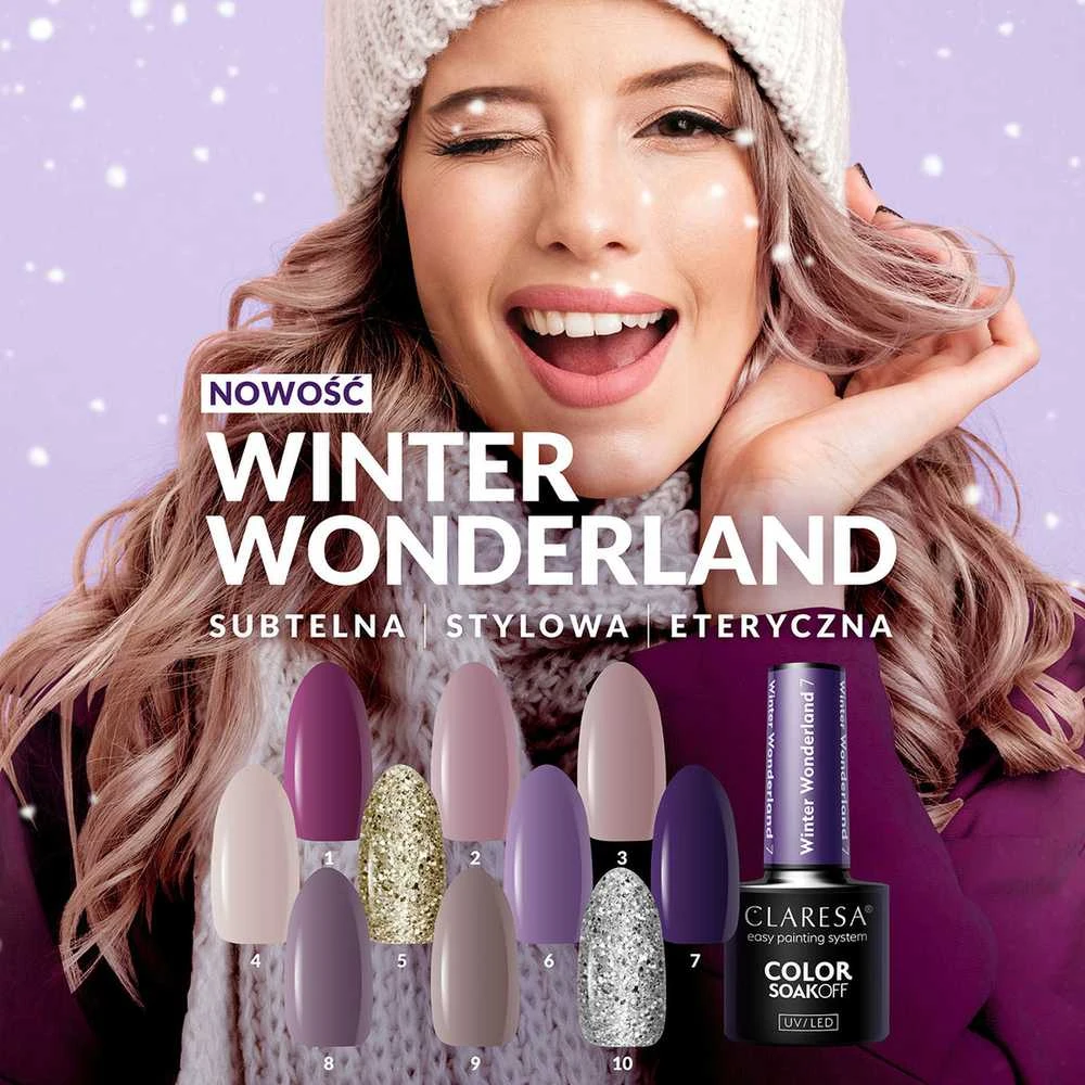Activeshop Claresa Soak Off UV/LED Winter Wonderland 9, 5 g
