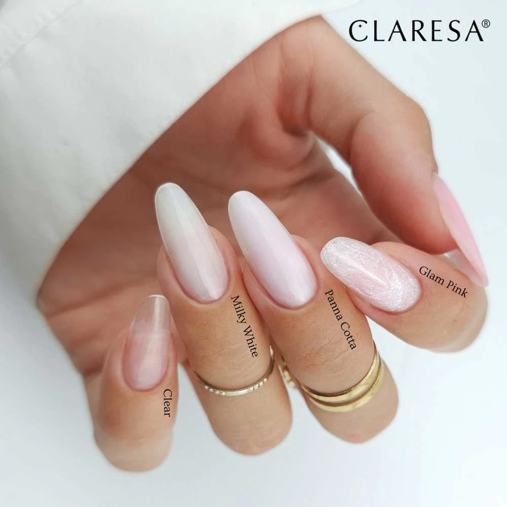 Activeshop CLARESA_Hard&Easy French Rožinė statybinis gelis 45g