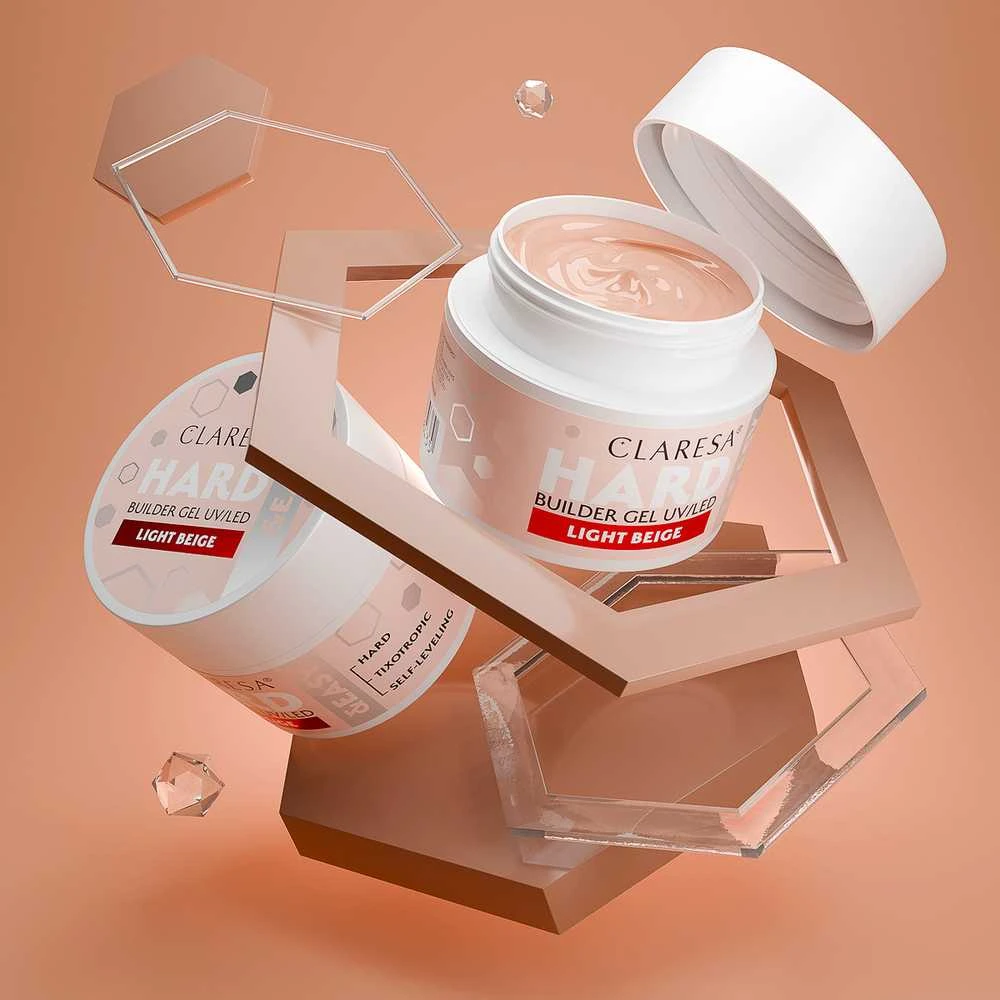 Activeshop Claresa Hard&easy statybinis gelis šviesiai smėlio spalvos 12g