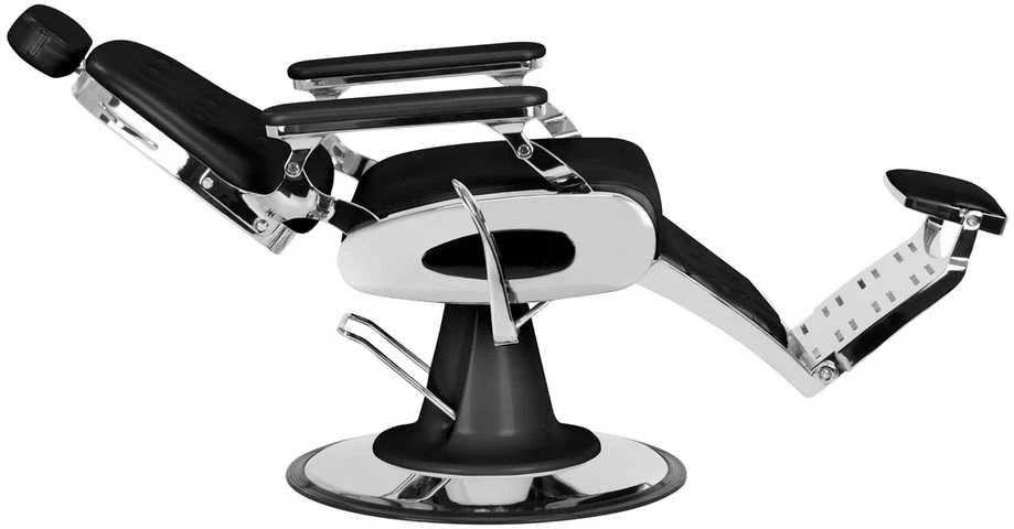 Activeshop Kirpyklos kėdė Barber Chair Gabbiano Francesco Chrome Juodas
