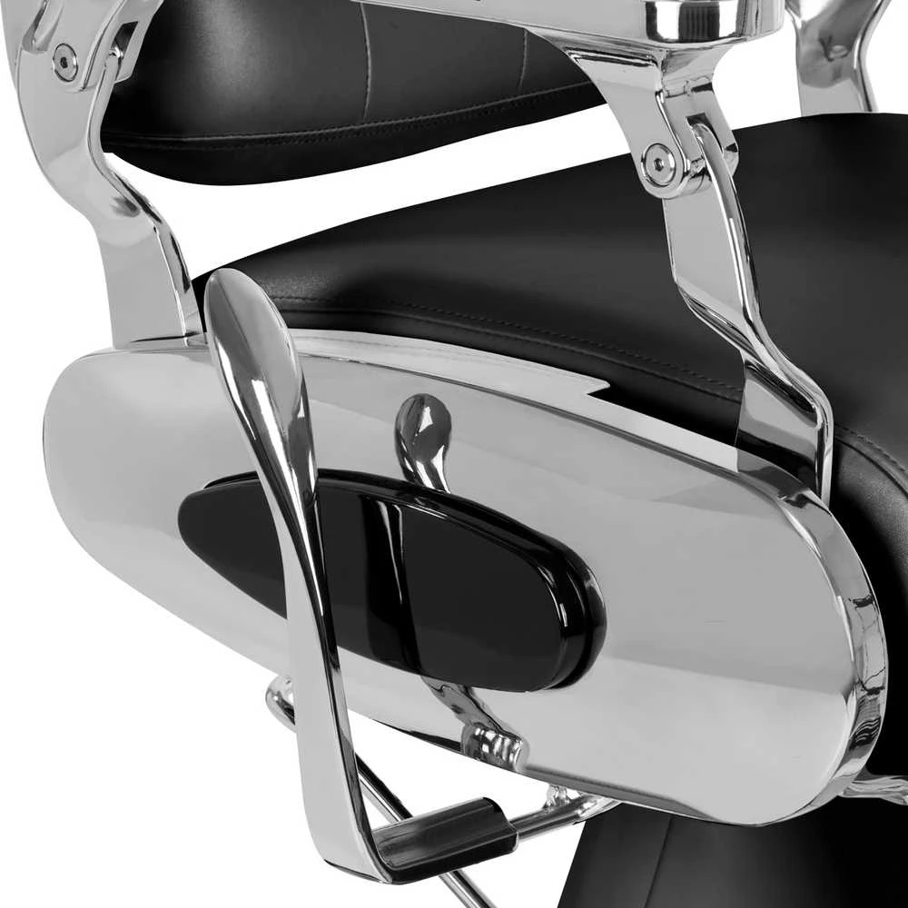 Activeshop Kirpyklos kėdė Barber Chair Gabbiano Francesco Chrome Juodas