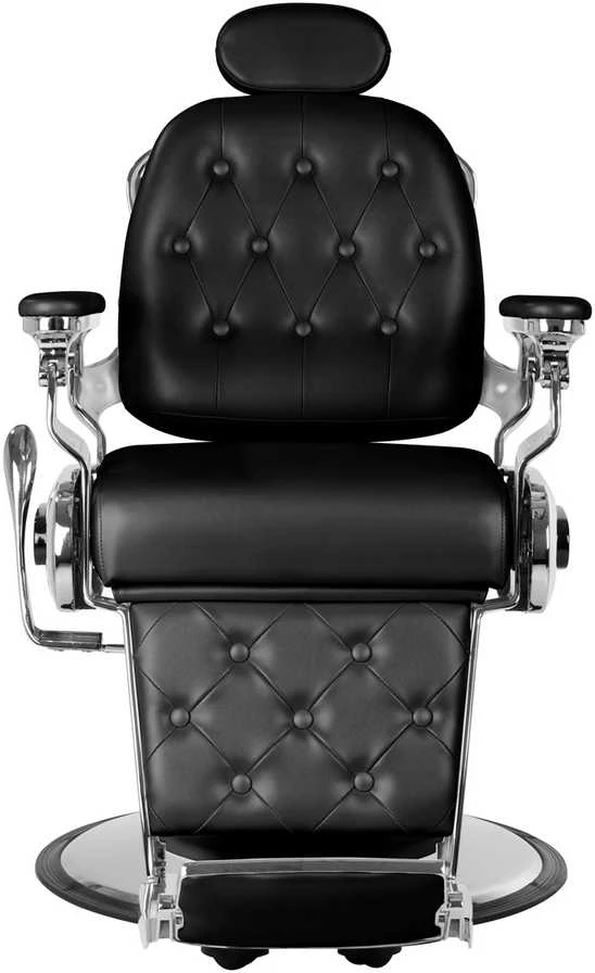 Activeshop Kirpyklos kėdė Barber Chair Gabbiano Francesco Chrome Juodas