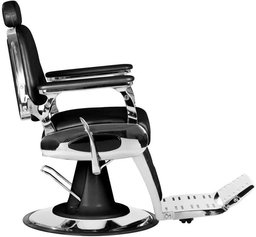 Activeshop Kirpyklos kėdė Barber Chair Gabbiano Francesco Chrome Juodas