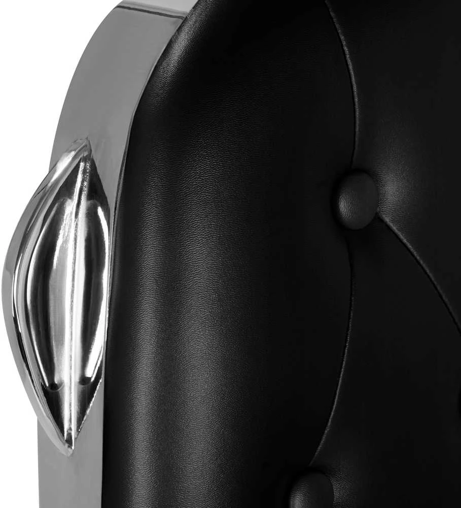 Activeshop Kirpyklos kėdė Barber Chair Gabbiano Francesco Chrome Juodas