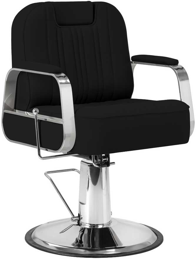 Activeshop Kirpyklos kėdė HAIRDRESSING CHAIR BARBER RUFO Juodas