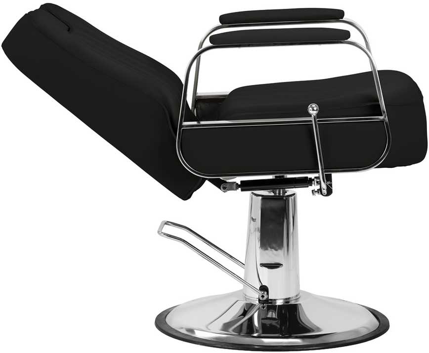 Activeshop Kirpyklos kėdė HAIRDRESSING CHAIR BARBER RUFO Juodas
