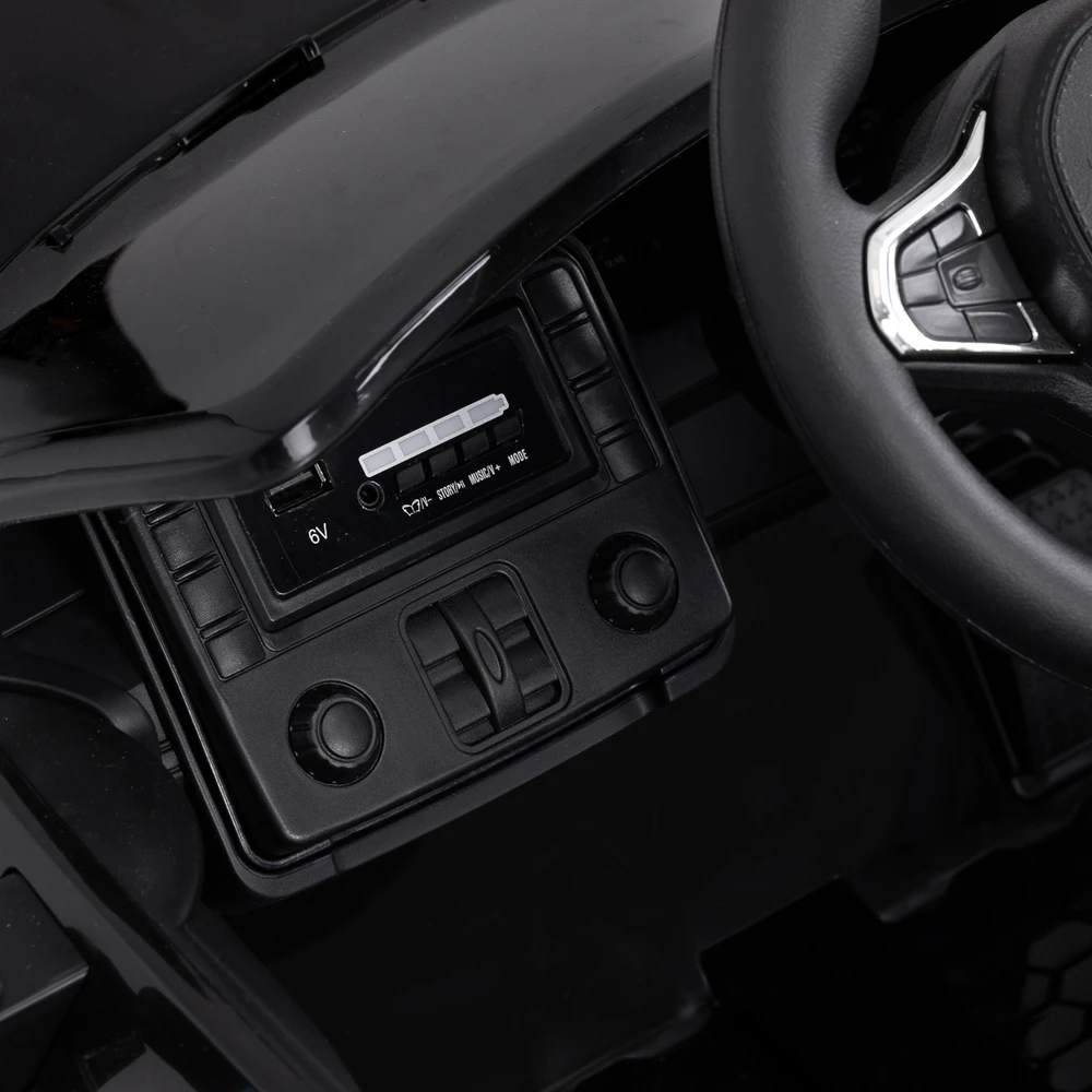 Activeshop Vaikų kirpyklos kėdė Gabbiano BMW, juoda
