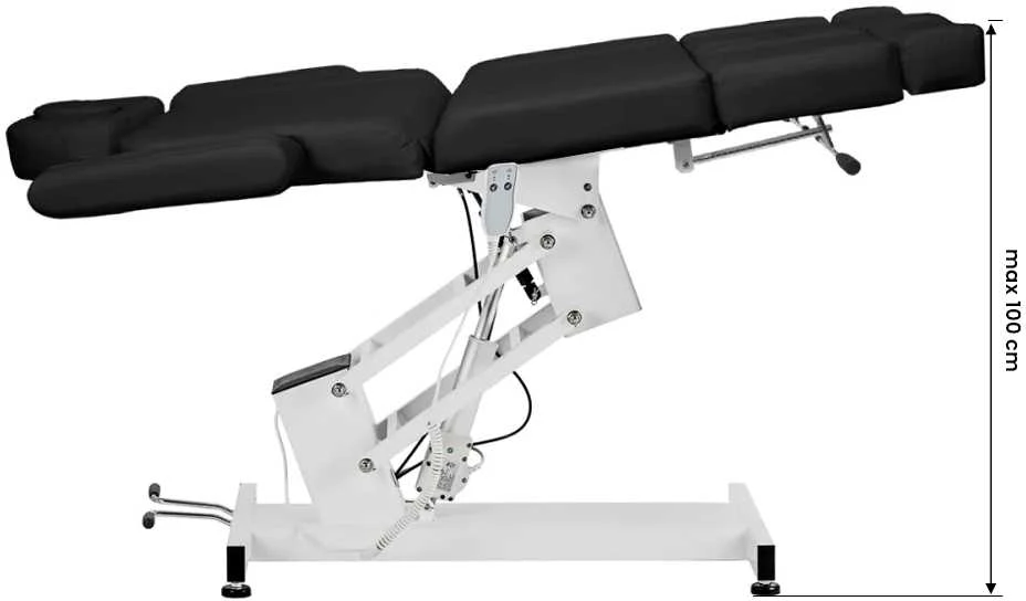 Activeshop Kosmetologinis krėslas AZZURRO ELECTRIC PEDI Juodas