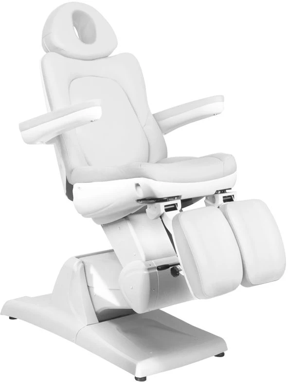 Activeshop Kosmetologinis krėslas AZZURRO 870 PEDI ELECTRIC 3 MOTOR Baltas