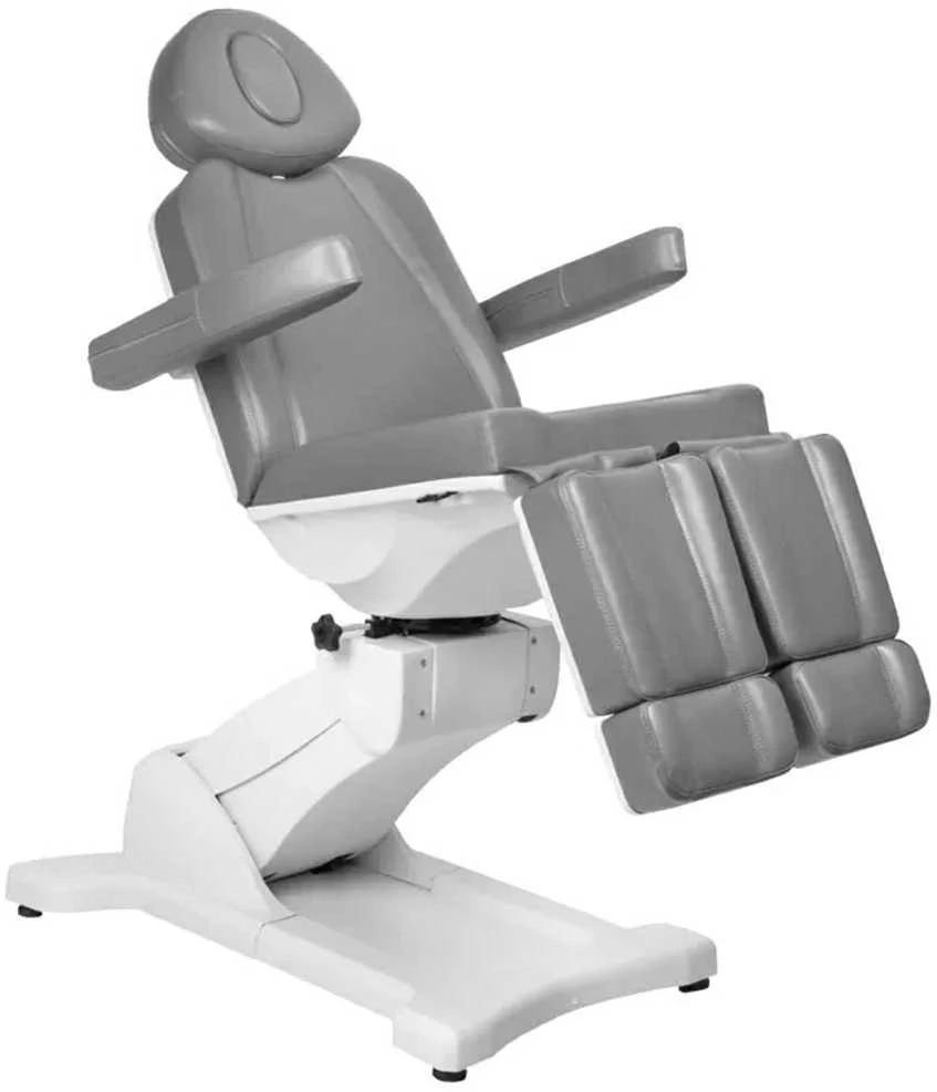 Activeshop Kosmetologinis krėslas AZZURRO 869A PEDI ELECTRIC 5 MOTOR Pilkas