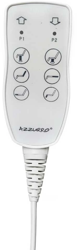 Activeshop Kosmetologinis krėslas Azzurro 891 Electric 3 Motors Professional Pilkas
