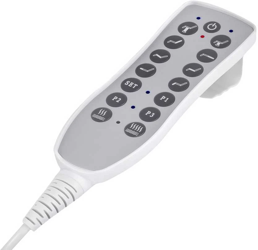 Activeshop Kosmetologinis krėslas AZZURRO 708A ELECTRIC 4 MOTOR Pilkas HEATED