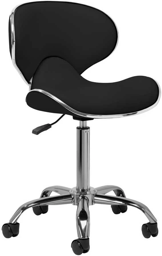 Activeshop Kosmetologinė meistro kėdutė Gabbiano Q-4599 Juodas