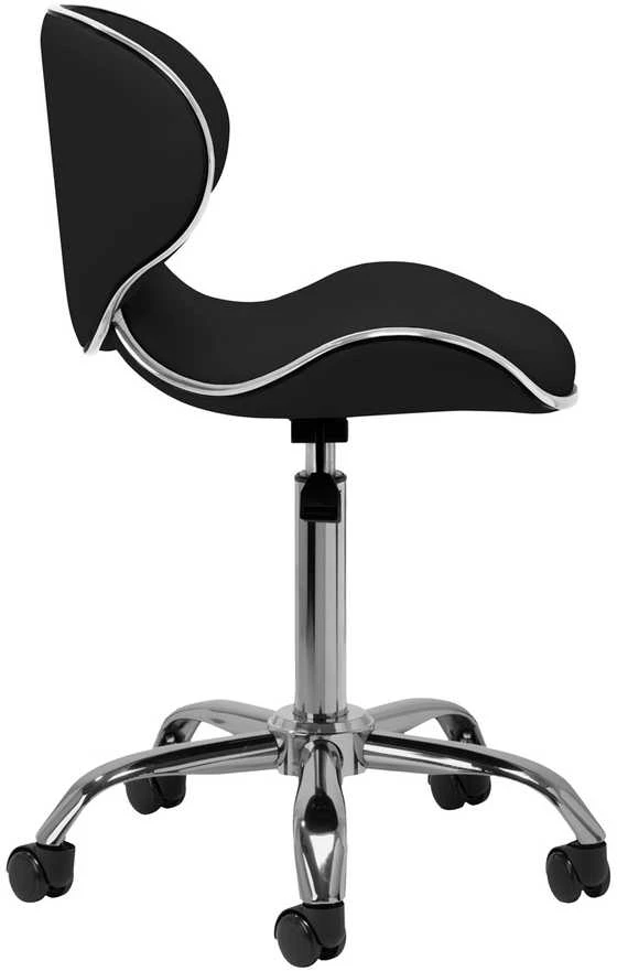 Activeshop Kosmetologinė meistro kėdutė Gabbiano Q-4599 Juodas