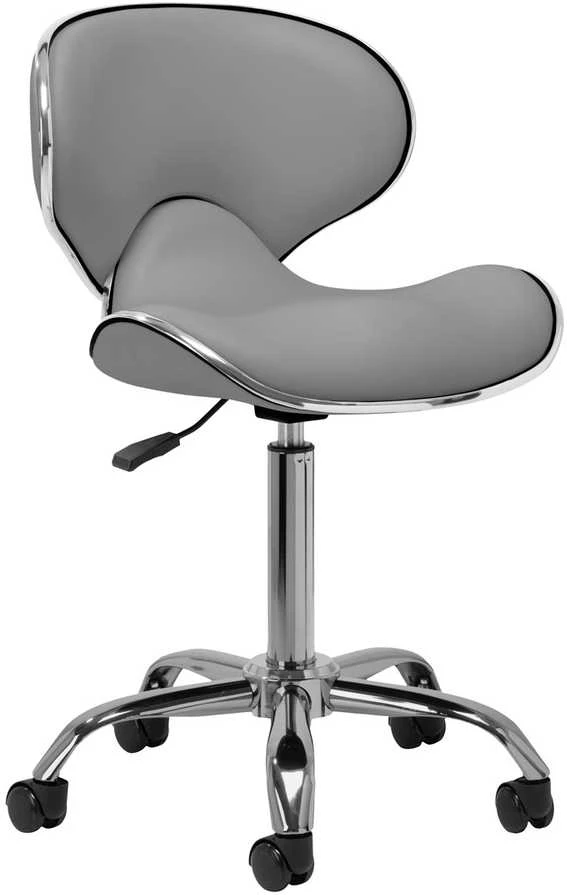 Activeshop Kosmetologinė meistro kėdutė Gabbiano Q-4599 Pilkas