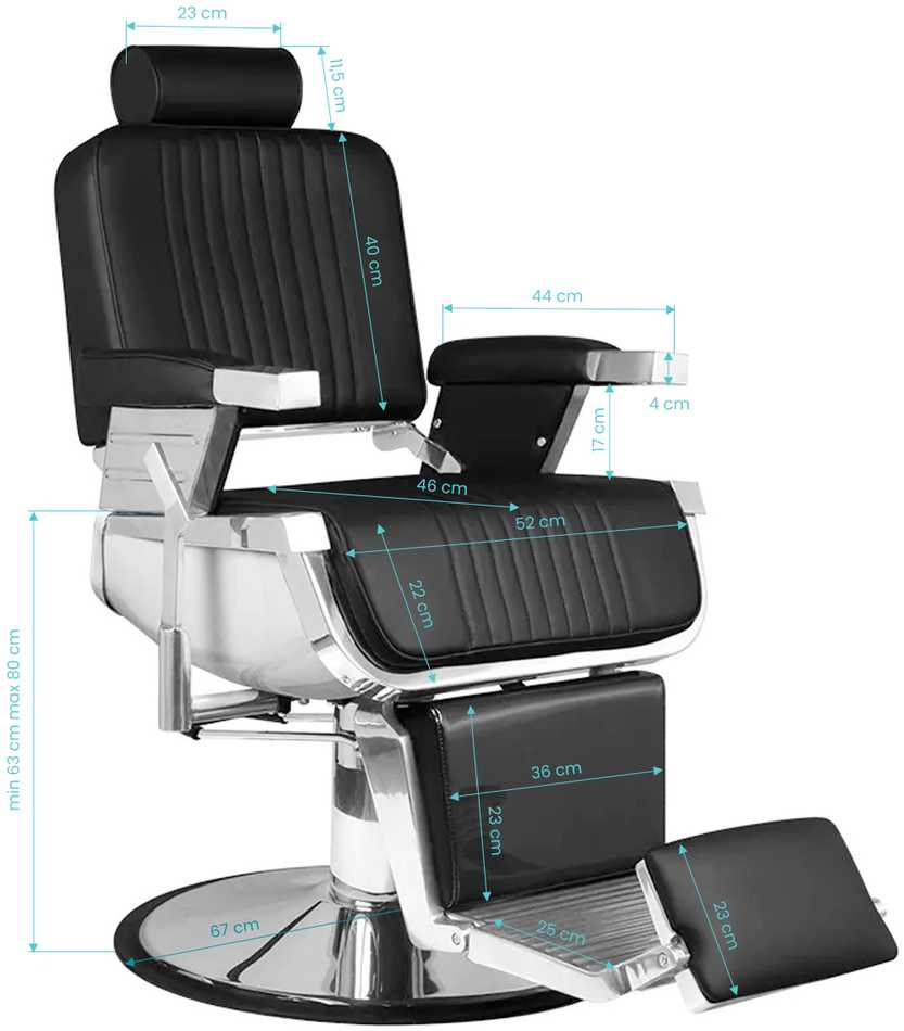 Activeshop Kirpyklos kėdė - Hair System Royal X, juoda