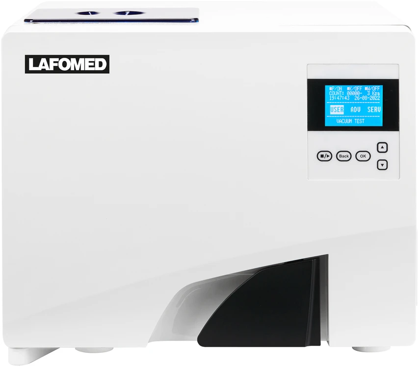 Activeshop Medicininis autoklavas Lafomed Premium Line LFSS12AA LCD 12 l, B klasė, su spausdintuvu