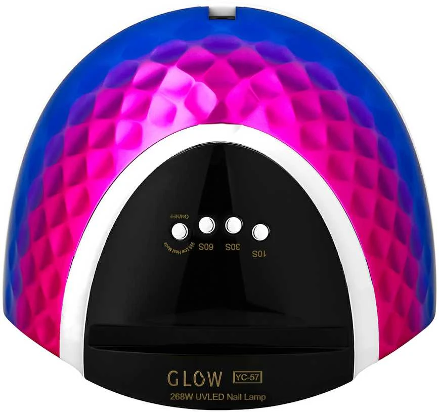 Activeshop Nagų lempa UV LED Glow YC57 268W Rožinė Mėlyna