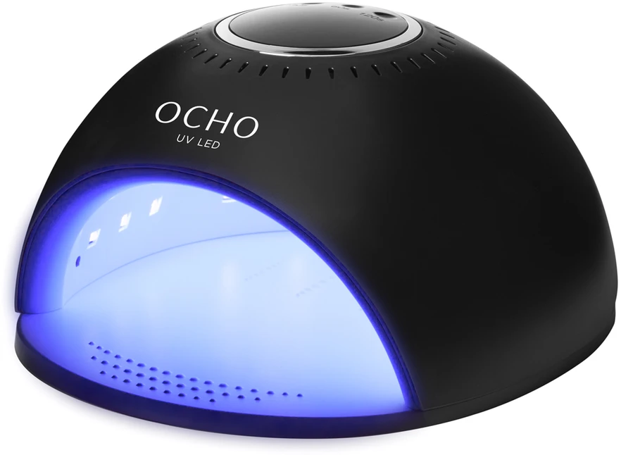 Activeshop Profesionali UV/LED nagų lempa manikiūrui Ocho Nails 8 84W, juodos spalvos