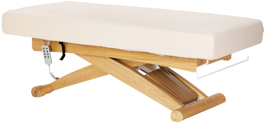 Activeshop Kosmetinė SPA lova „Sillon Siesta“ kreminės ir rudos spalvos