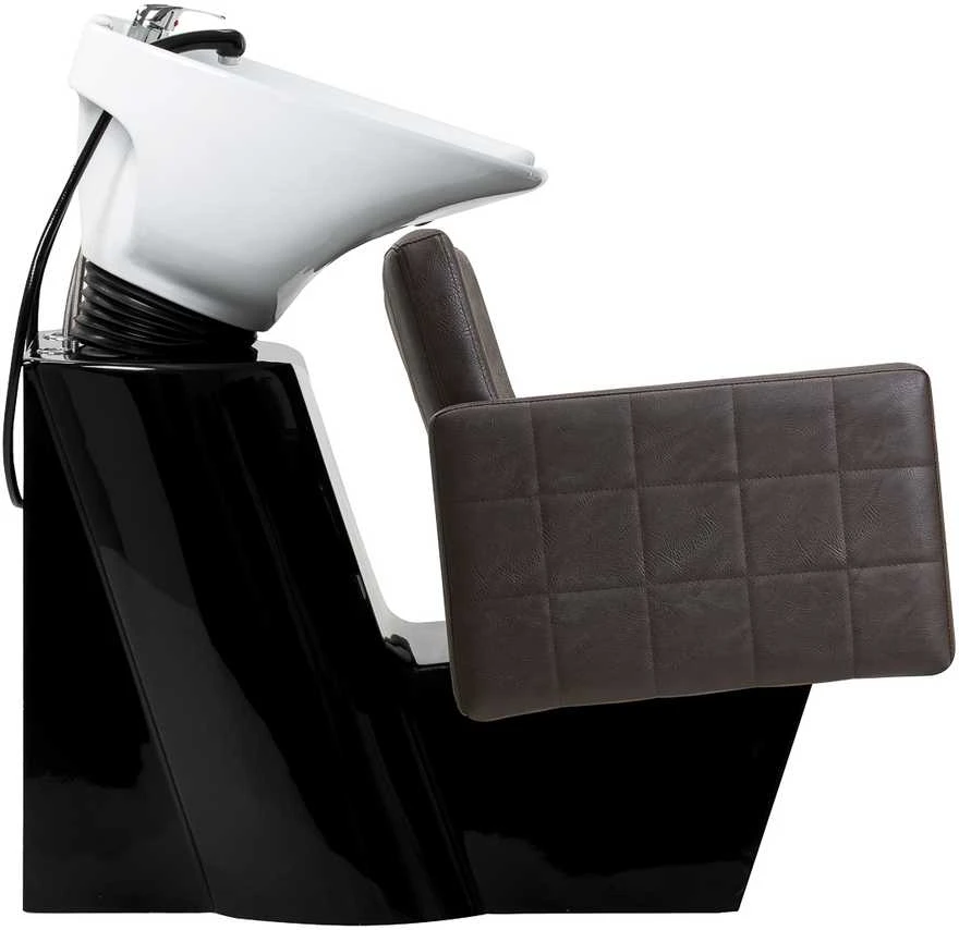 Activeshop Kirpyklos plautuvė GABBIANO PROFESSIONAL HAIRWASHER CHAIR ANKARA Juodas BASE BROWN SEAT