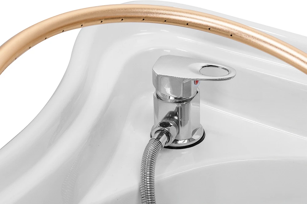 Activeshop Plaukų plovimo gultas su Head SPA funkcija Gabbiano 017 ruda