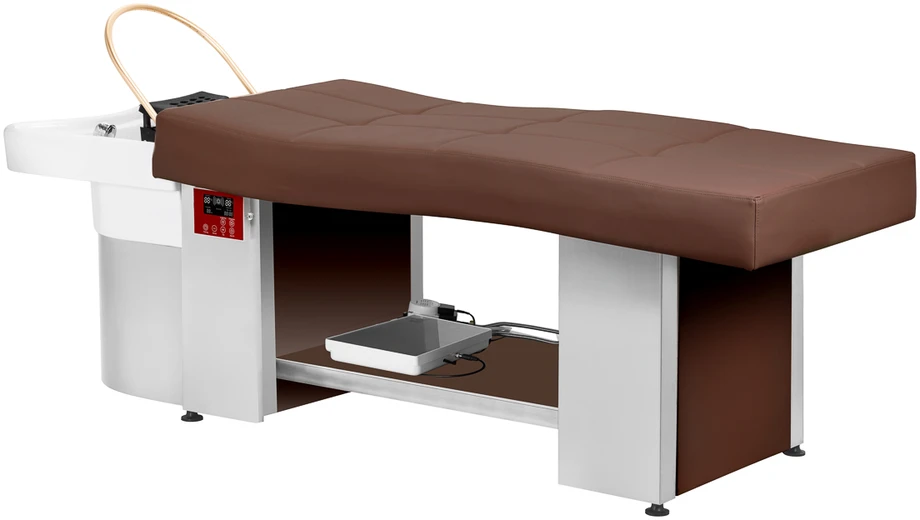 Activeshop Plaukų plovimo gultas su Head SPA funkcija Gabbiano 017 ruda