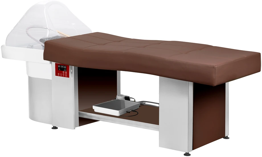 Activeshop Plaukų plovimo gultas su Head SPA funkcija Gabbiano 017 ruda