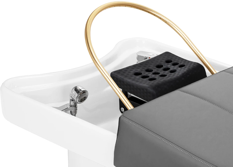 Activeshop Plaukų plovimo gultas su Head SPA funkcija Gabbiano 017 Pilkas